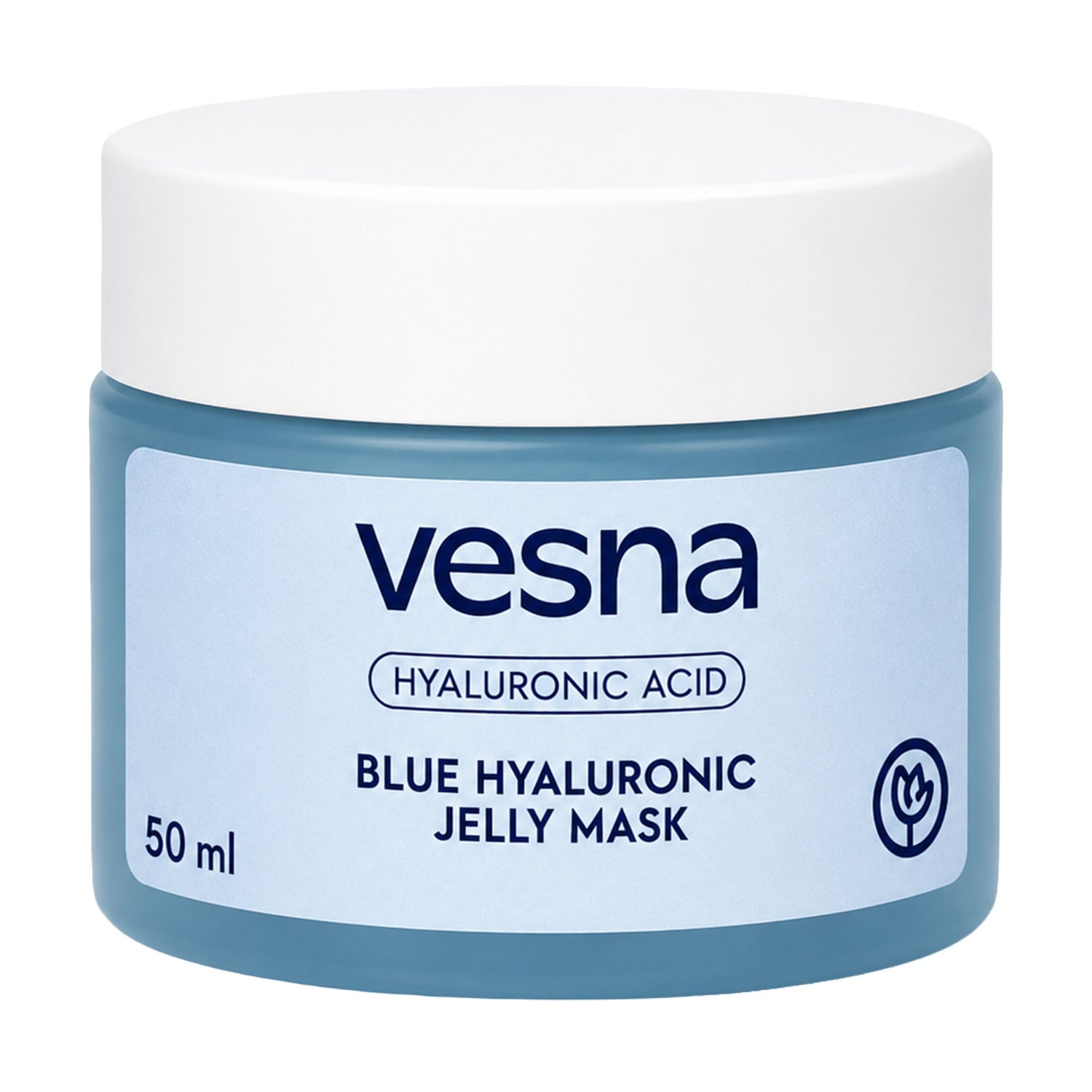 Гіалуронова маска-желе для обличчя Vesna Hyaluronic Acid Blue Hyaluronic Jelly Mask, 50 мл